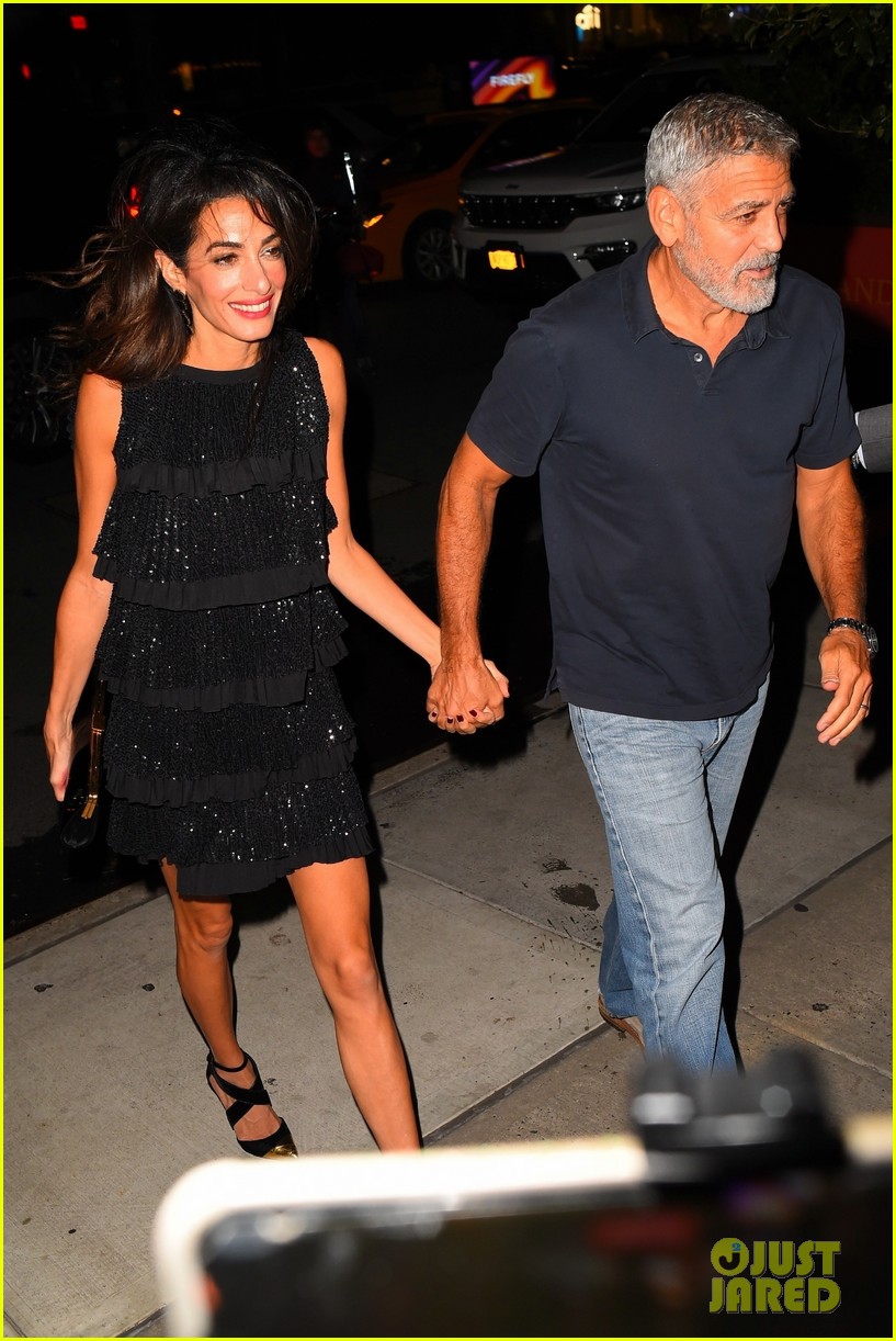 george amal clooney hold hands on dinner date in nyc 014825689