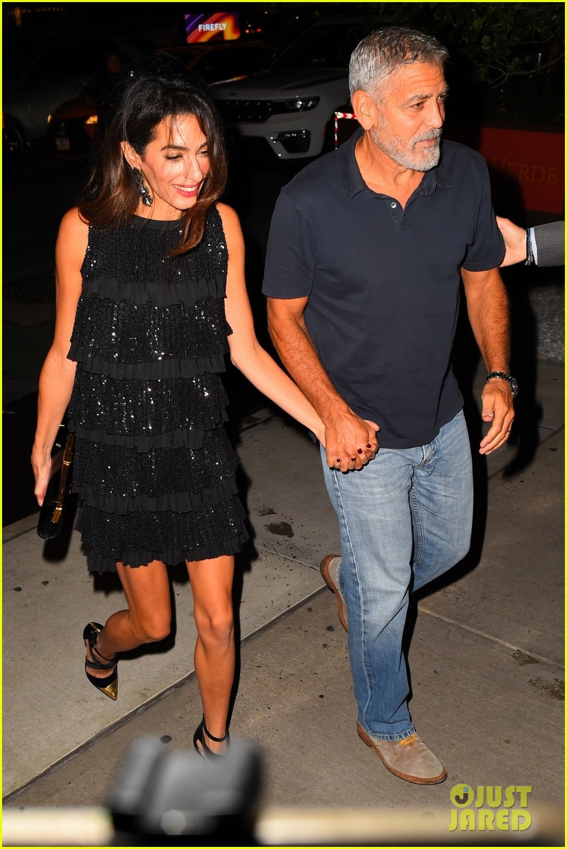 george amal clooney hold hands on dinner date in nyc 124825700