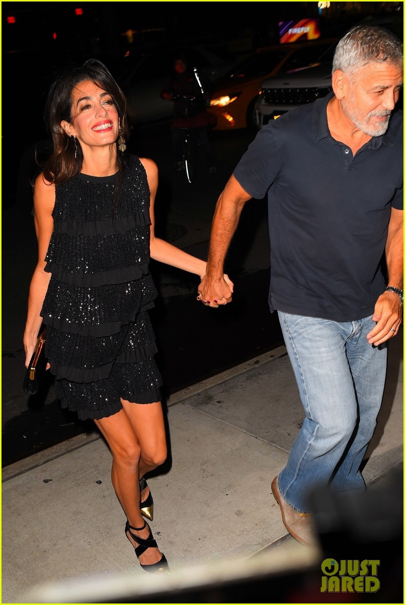 george amal clooney hold hands on dinner date in nyc 144825702