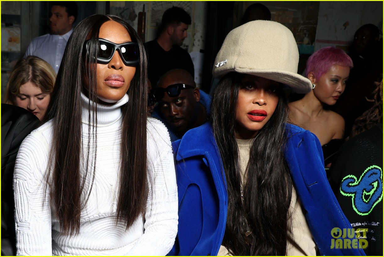 naomi campbell halle bailey more off white fashion show 124829847