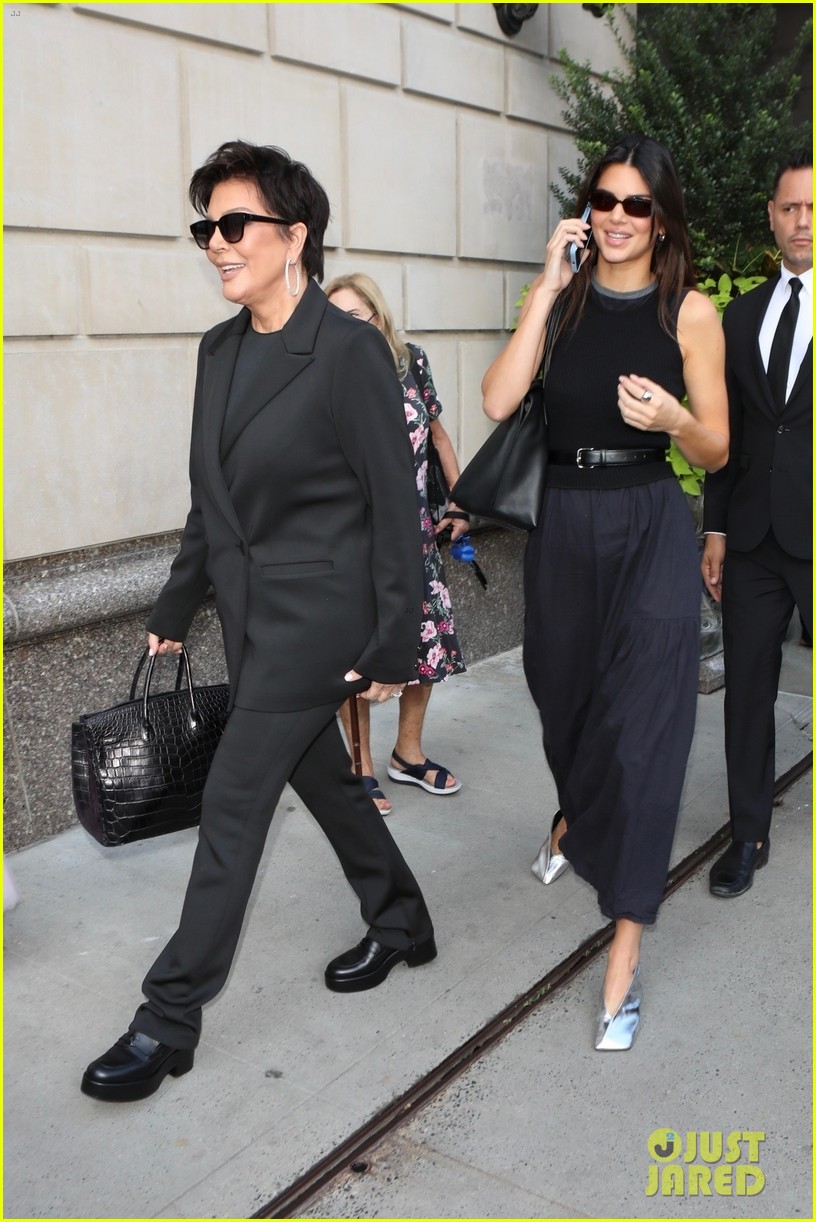 Kendall Jenner & Mom Kris Keep Busy in NYC During New York Fashion Week