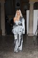 kim kardashian silver satin outfit leaving milan photo shoot 03