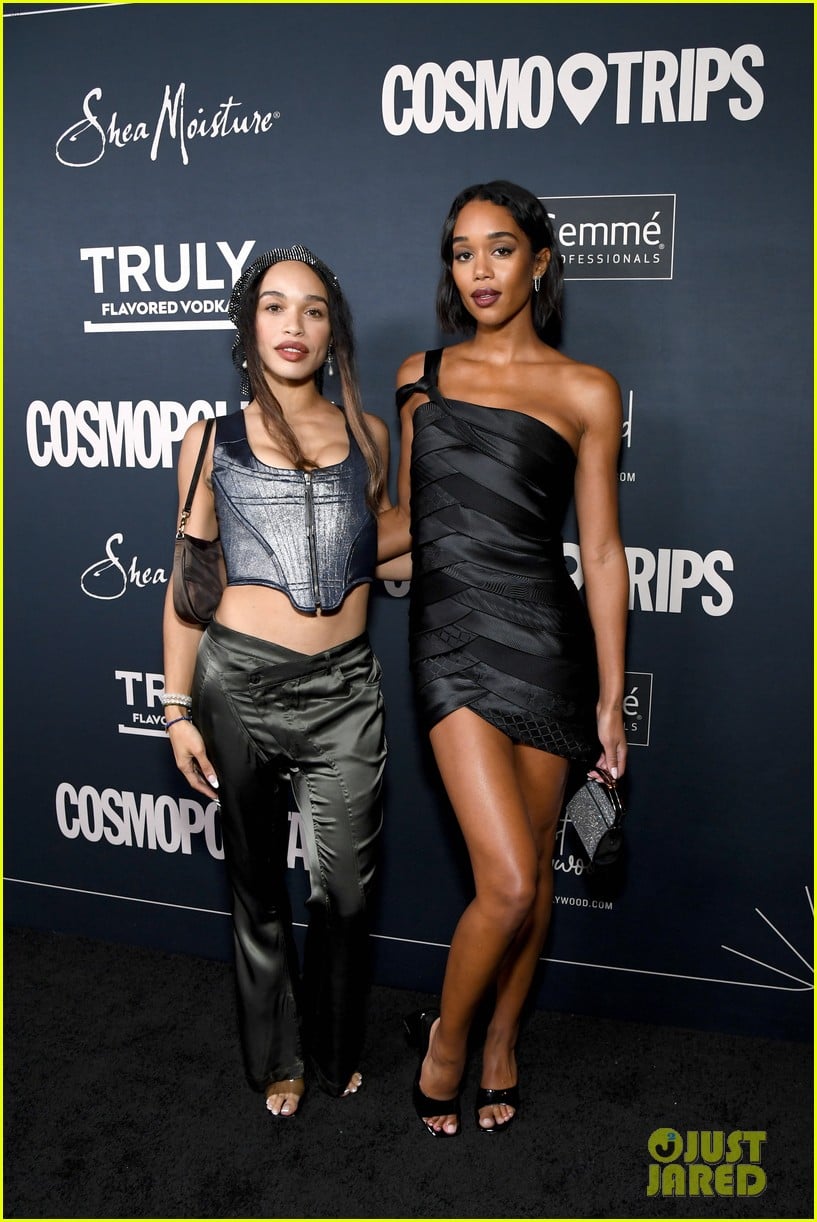Photo laura harrier cosmo cover party pics 31 Photo 4830271 Just Jared