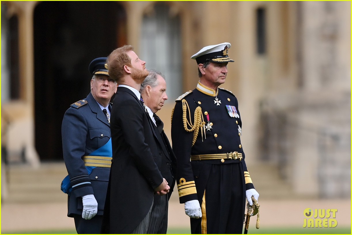 King Charles III Leads Royal Family To Committal Service For Queen