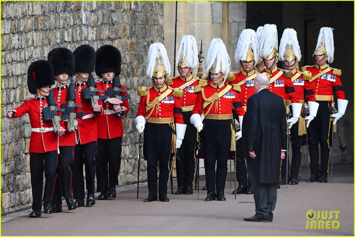 King Charles III Leads Royal Family To Committal Service For Queen