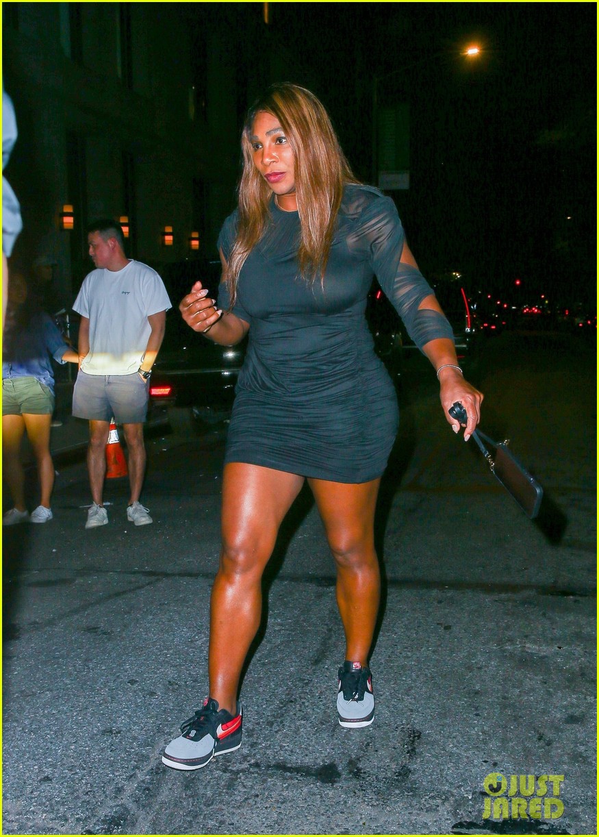 serena williams night out with hadid sisters 024814818