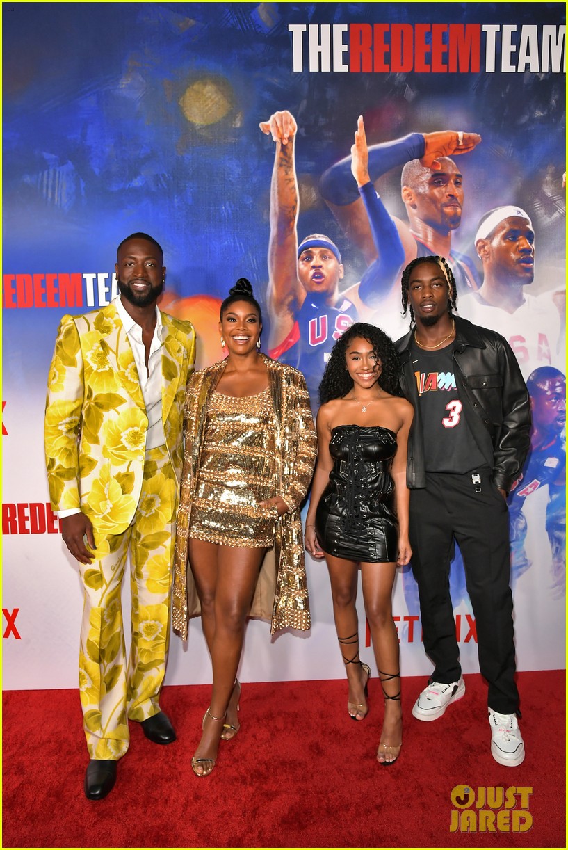 Gabrielle Union & Dwyane Wade Go On Double Date with His Son Zaire at