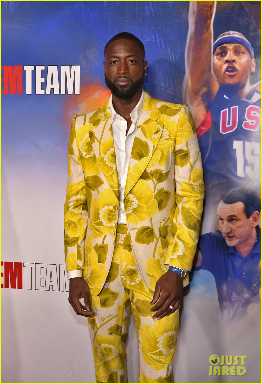 Gabrielle Union Dwyane Wade Go On Double Date With His Son Zaire At Redeem Team Premiere Photo Dwight Howard Dwyane Wade Gabrielle Union Lola Clark Zaire Wade Pictures Just Jared