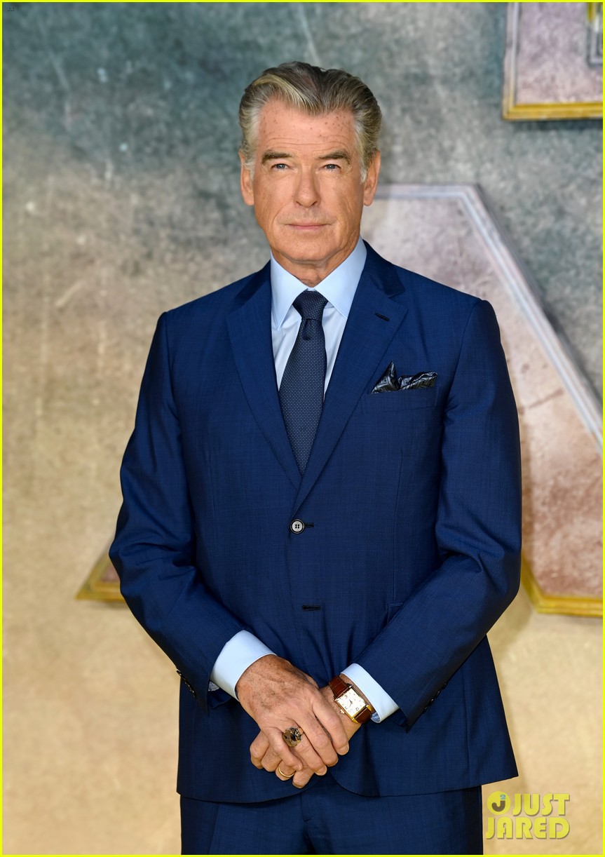 Aldis Hodge Bares His Biceps; Photobombs Pierce Brosnan at 'Black Adam