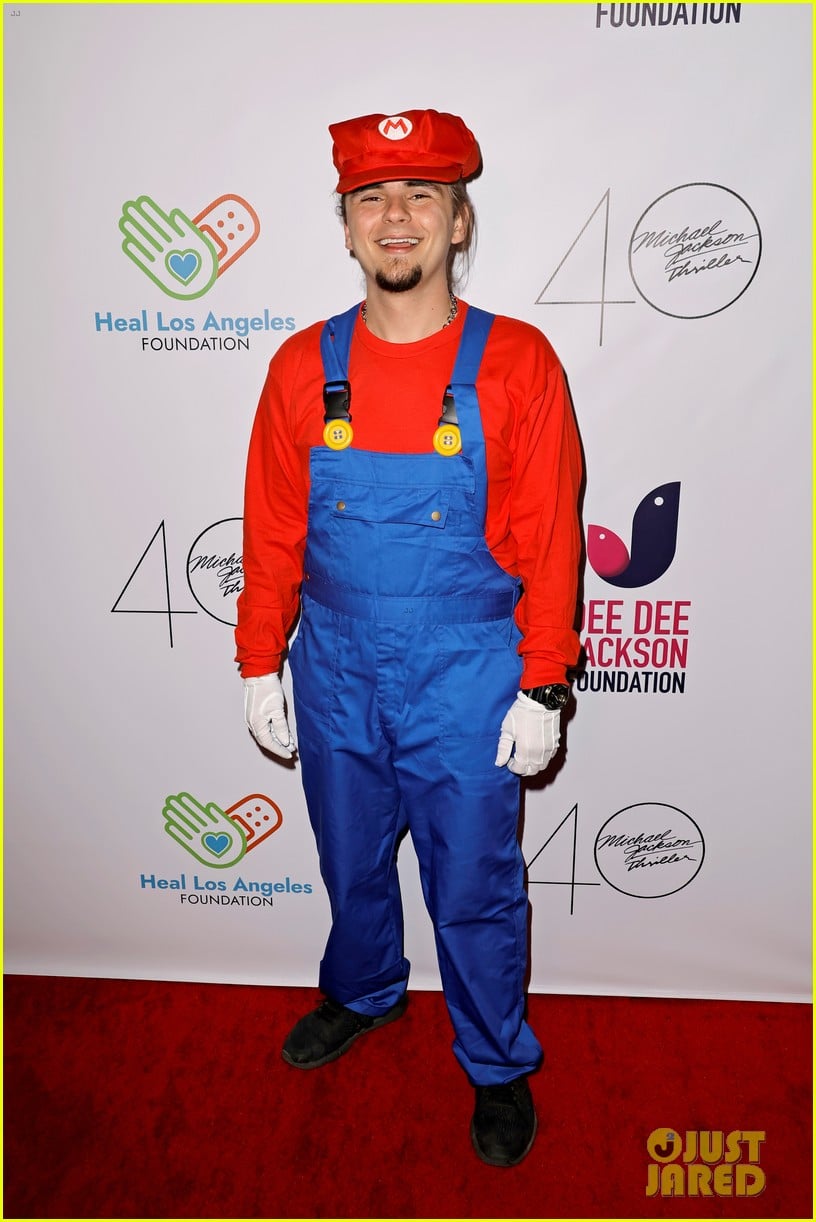 Blanket Jackson Makes Rare Appearance at Halloween Party with Siblings