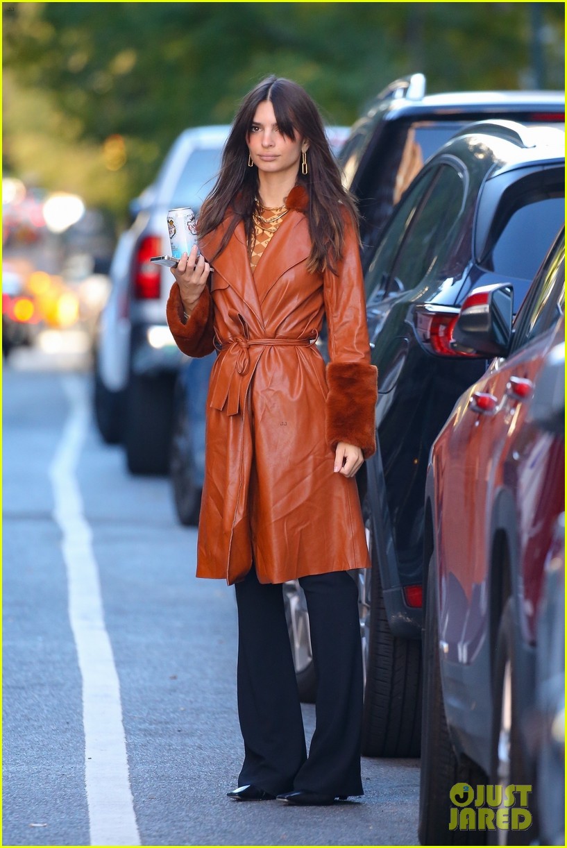 Emily Ratajkowski Heads to 'Saturday Night Live' After-Party with Ziwe
