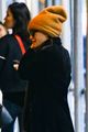 mary kate ashley olsen bundle up while leaving their office 02