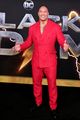 dwayne johnson bright red suit to nyc black adam premiere 01