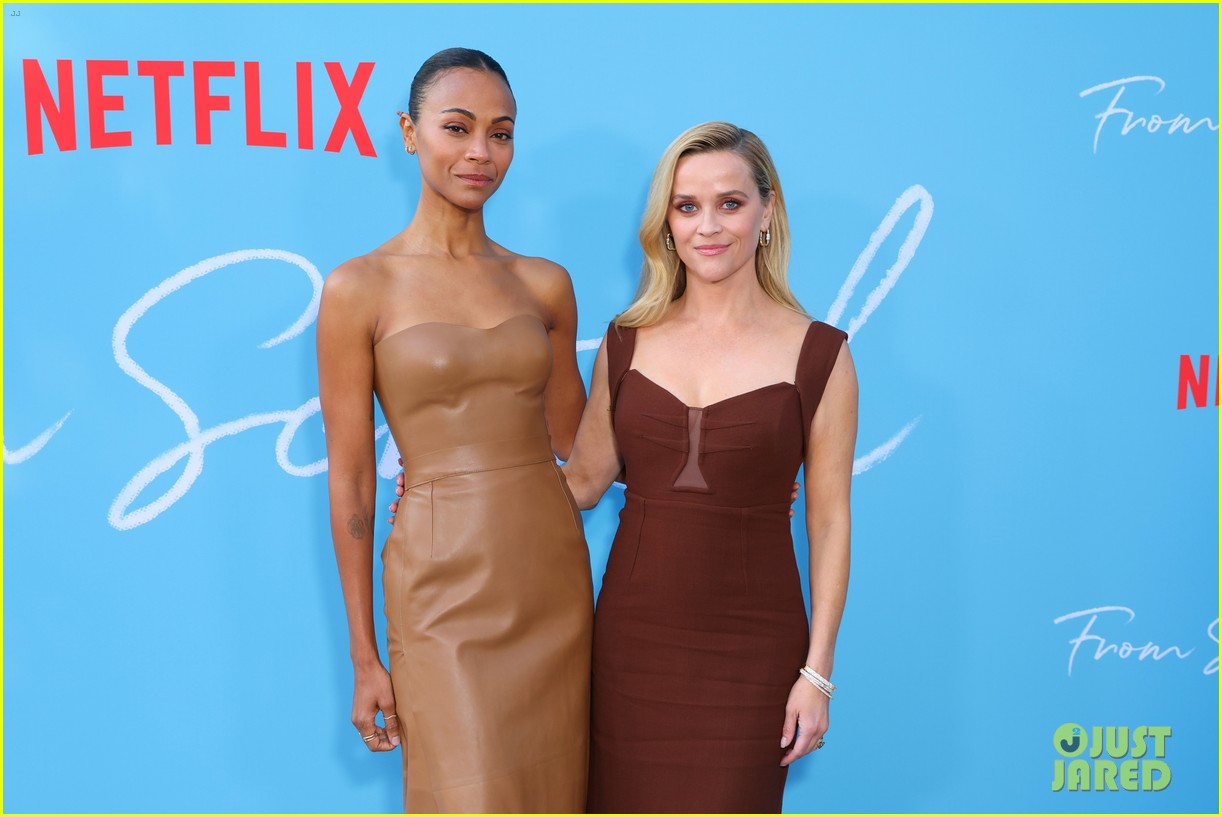 Zoe Saldana Premieres New Netflix Series 'From Scratch' with Producer