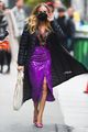 sarah jessica parker wears sparkling purple dress and just like that set 03