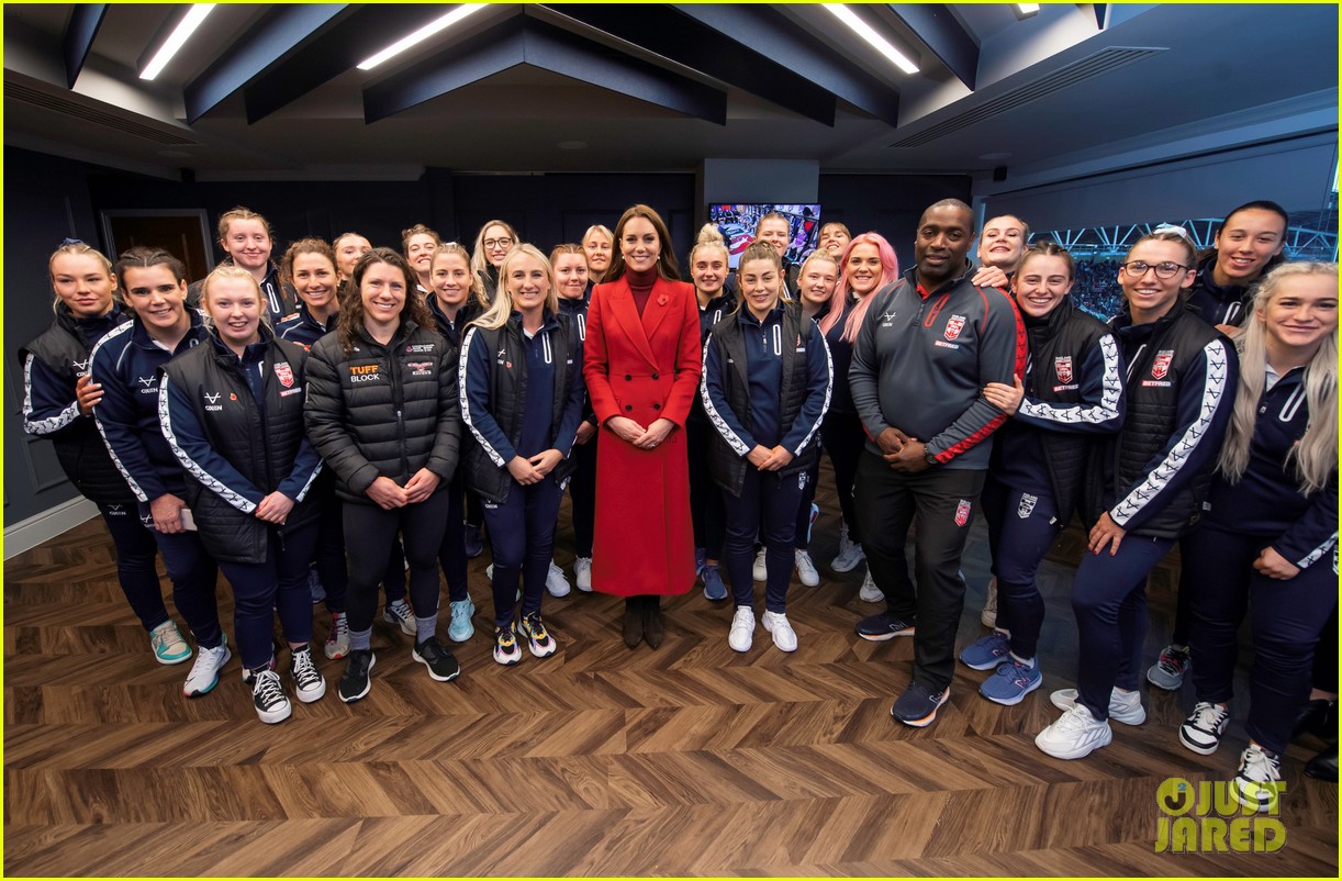 Kate Middleton, Patron of Rugby Football League, Attends Rugby League