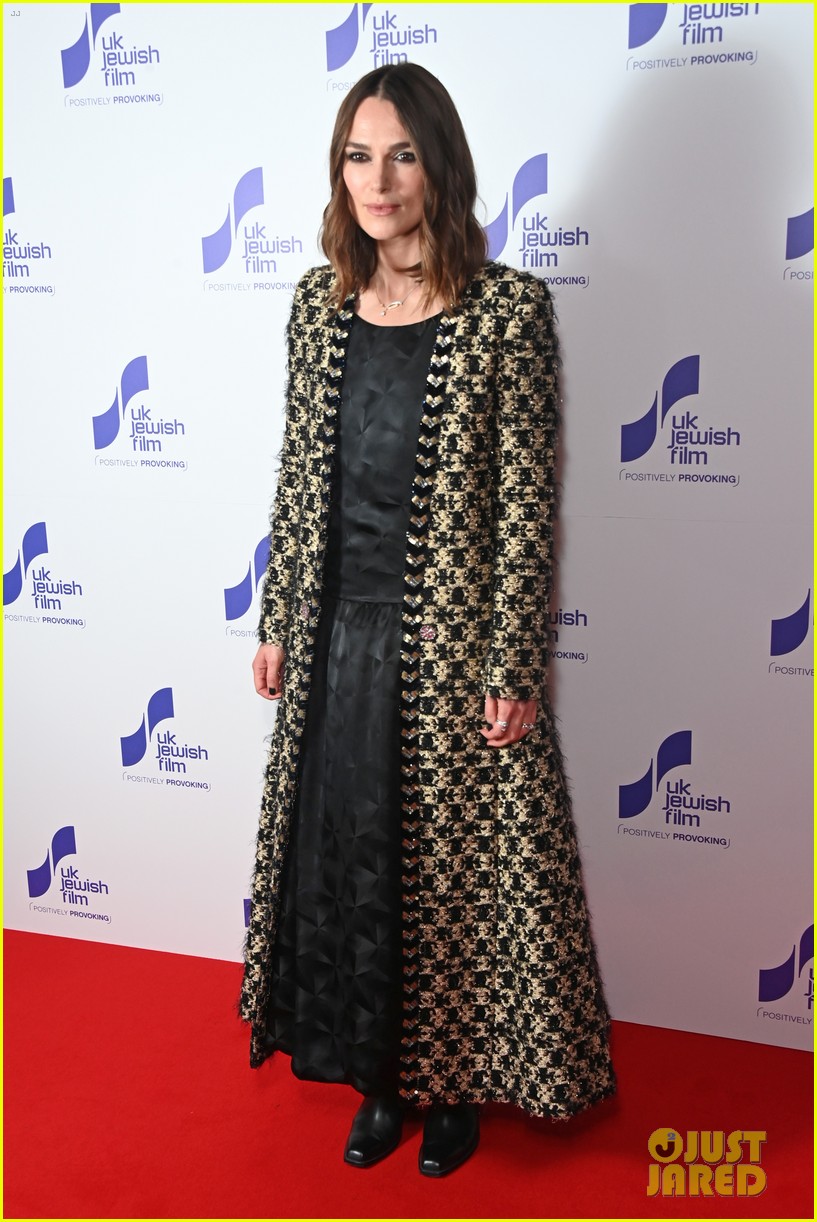 Keira Knightley Attends UK Jewish Film Festival to Support Animated
