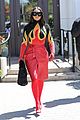 kim kardashian red flame outfit 01