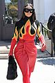 kim kardashian red flame outfit 03