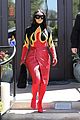 kim kardashian red flame outfit 06