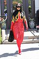 kim kardashian red flame outfit 15