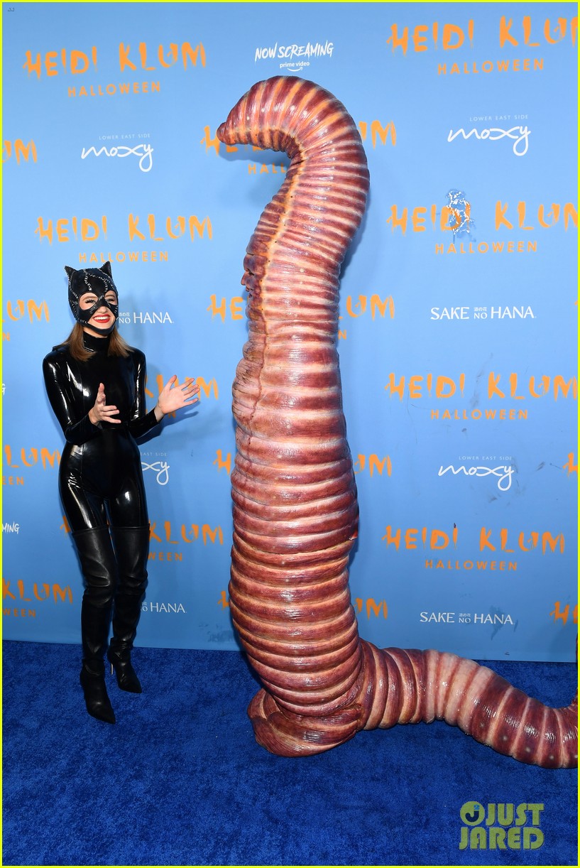 heidi klum halloween costume worm 124848097