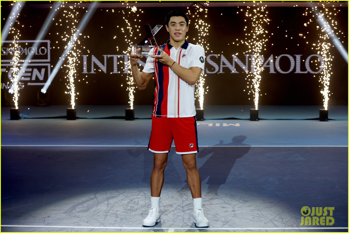 America's Brandon Nakashima Wins ATP's Next Gen Finals in Milan Photo