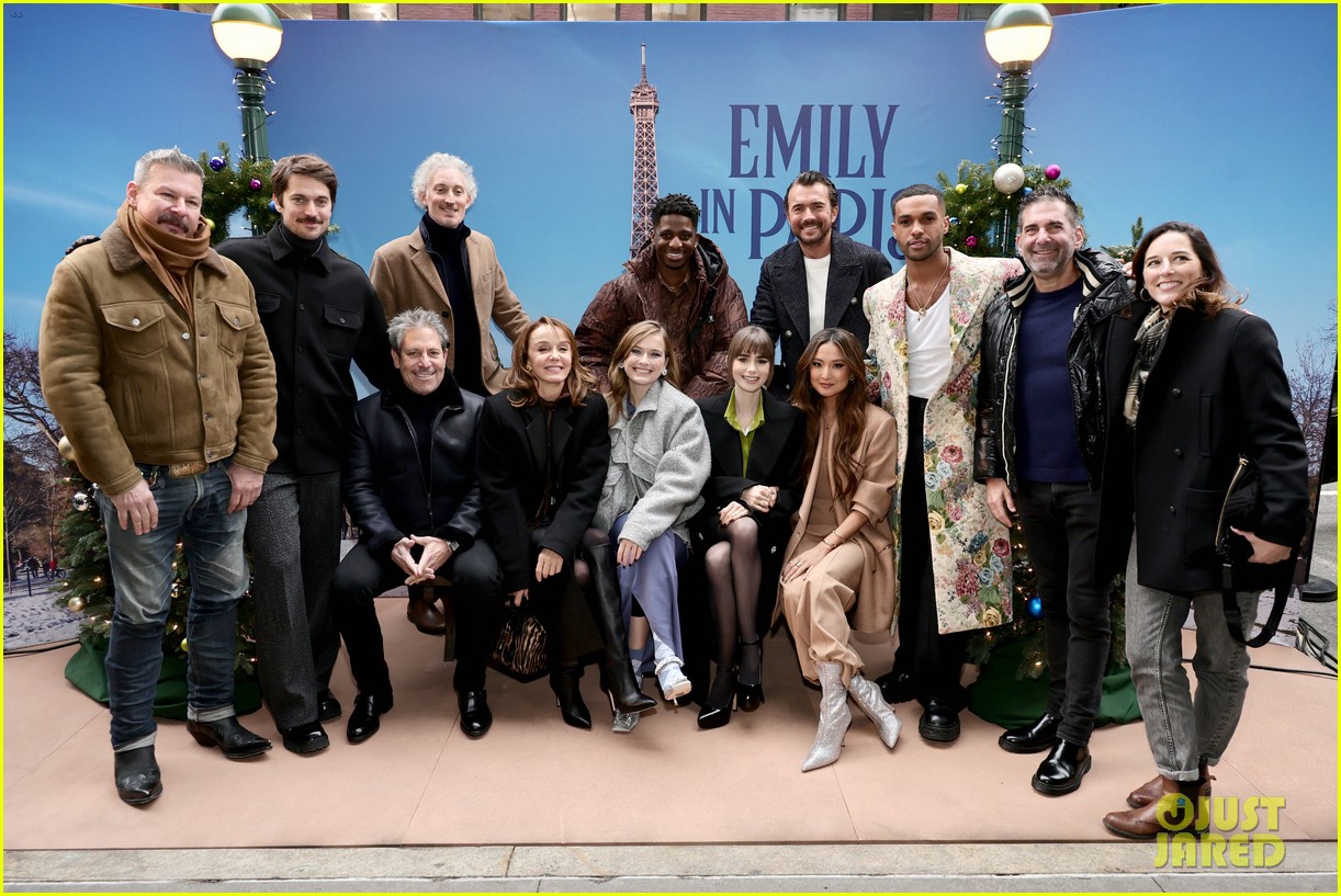 Lily Collins, Ashley Park, Lucas Bravo & More Celebrate 'Emily in Paris ...