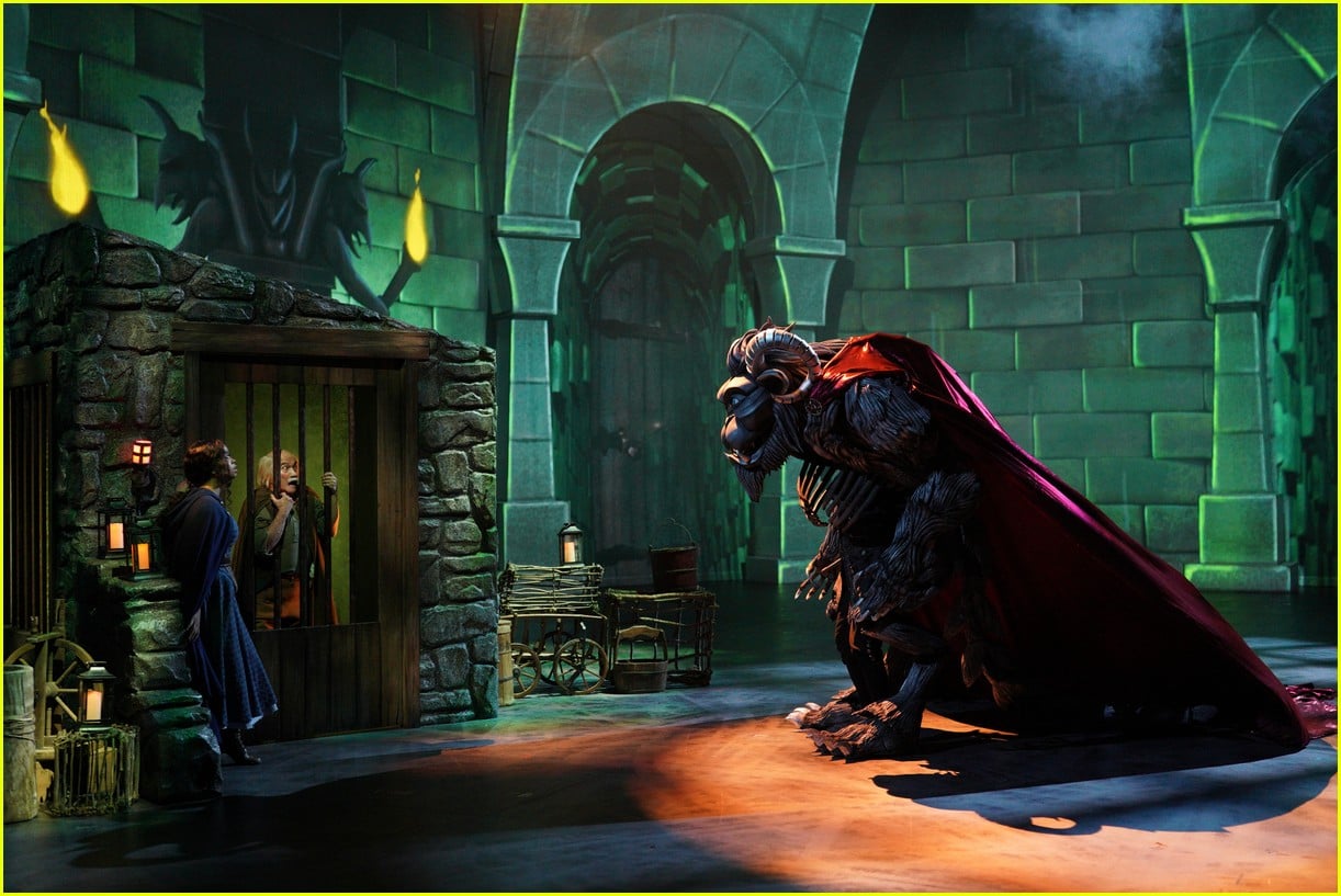 Every Photo of Josh Groban's MindBlowing The Beast Costume for ABC's