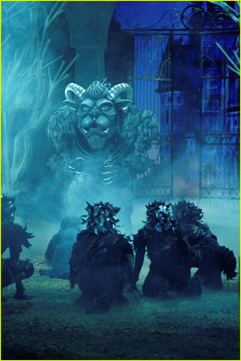 Every Photo of Josh Groban's MindBlowing The Beast Costume for ABC's