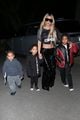 kim kardashian grabs dinner with three young kids calabasas 01