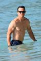 mark wahlberg rhea hit the beach vacation in barbados 01