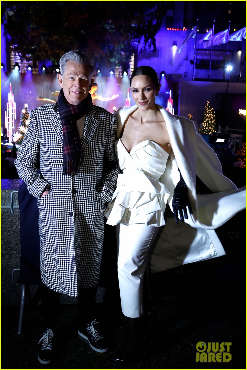 Katharine McPhee & David Foster Kick Off a Busy Week at Rockefeller