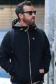 justin theroux goes for afternoon walk with dog kuma 04
