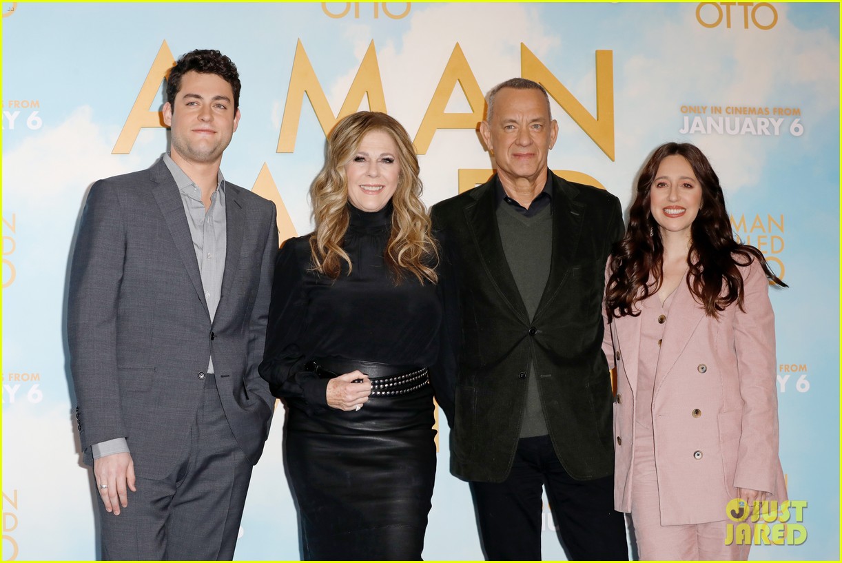 Tom Hanks & Son Truman Hanks Attend Photocall for Their New Movie 'A(02)
