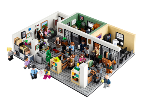 The Office Lego Set open pics