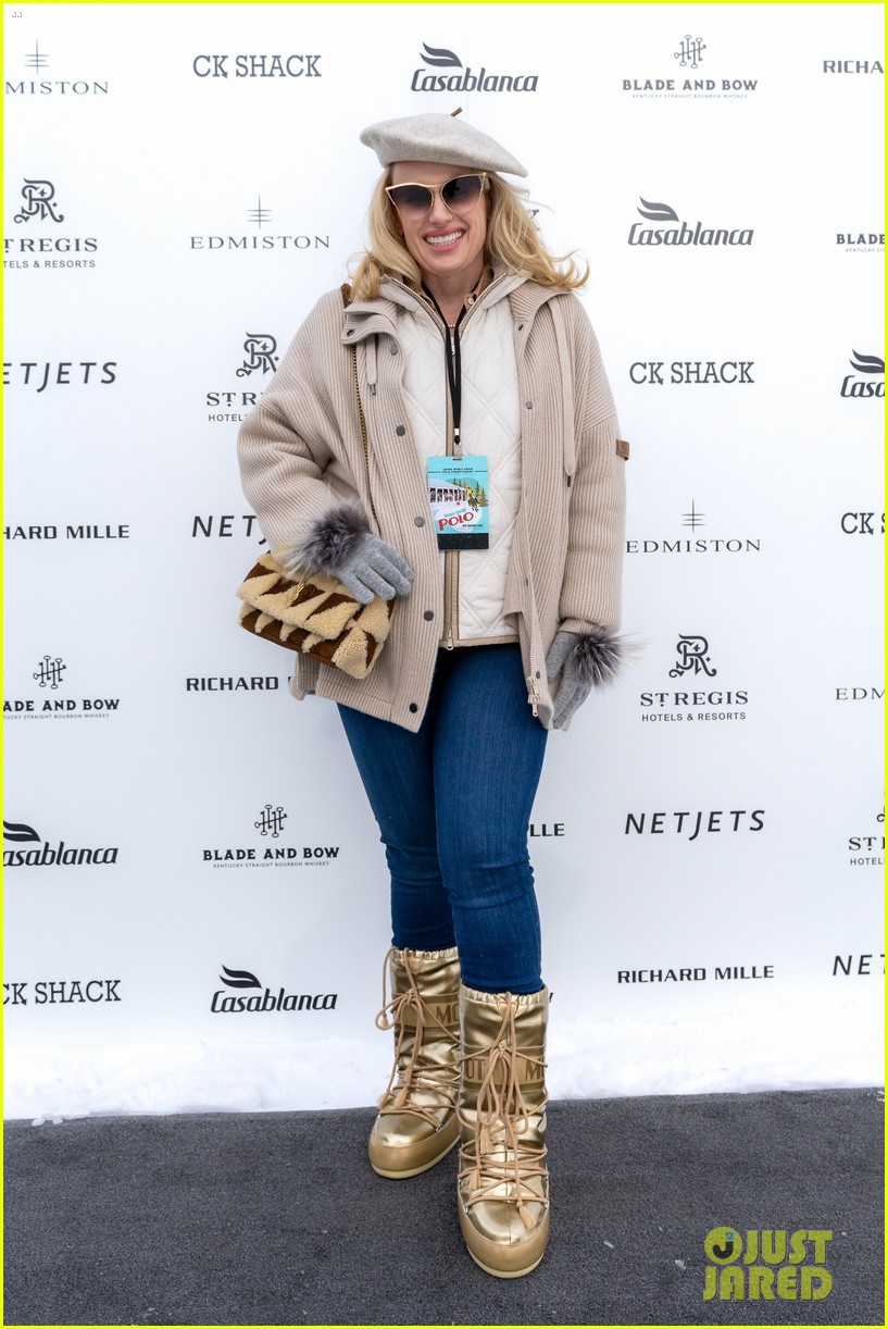 Rebel Wilson Attends the Aspen World Snow Polo 2022 Championship: Photo