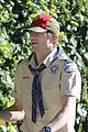 ashton kutcher boy scouts uniform troop leader meeting 02
