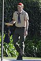 ashton kutcher boy scouts uniform troop leader meeting 26