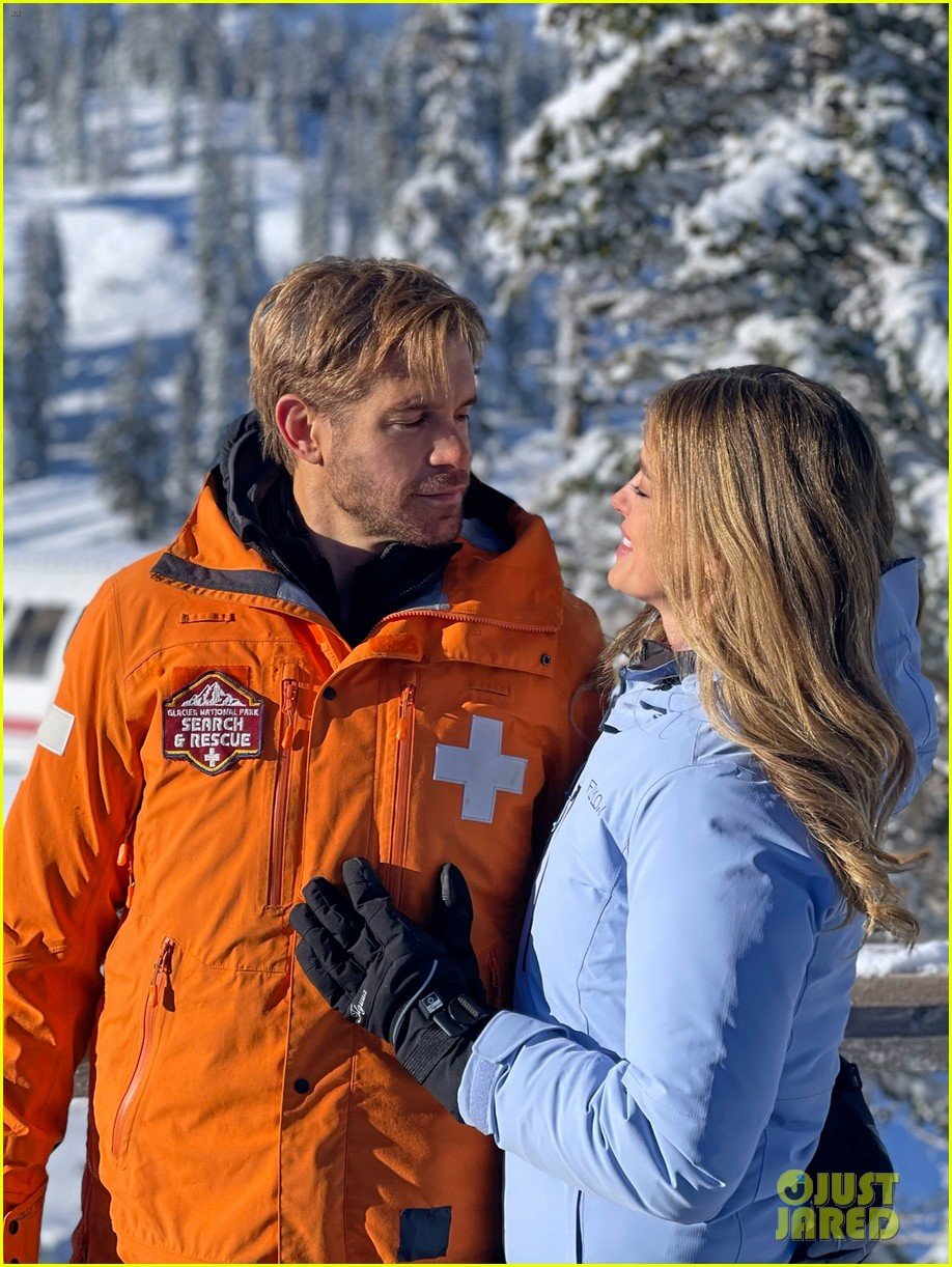 Ashley Newbrough & Stephen Huszar Hit The Slopes For Hallmark's First National Park Romance