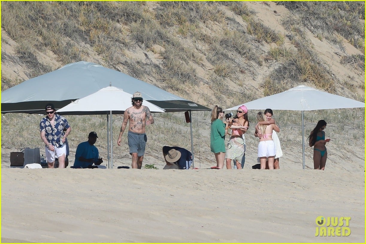 Selena Gomez Frolics on the Beach in Cabo with Brooklyn Beckham