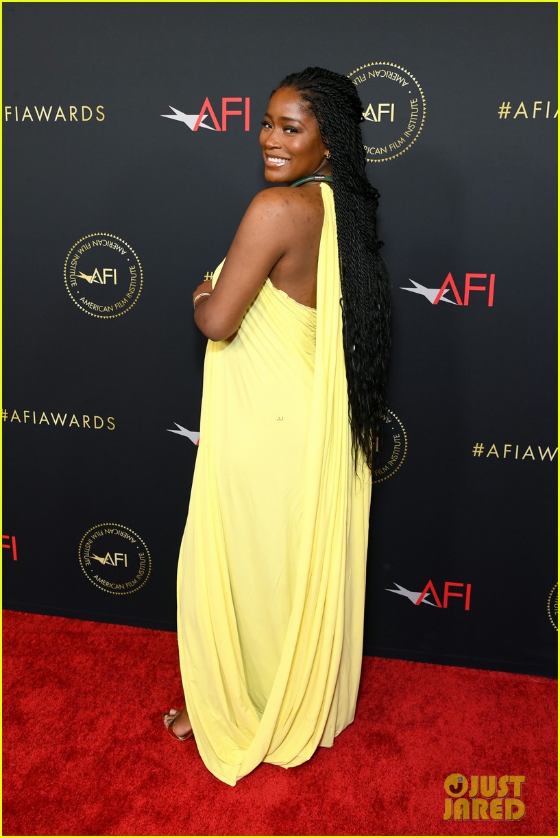 Pregnant Keke Palmer Reunites with 'Nope' Team to Celebrate AFI Awards