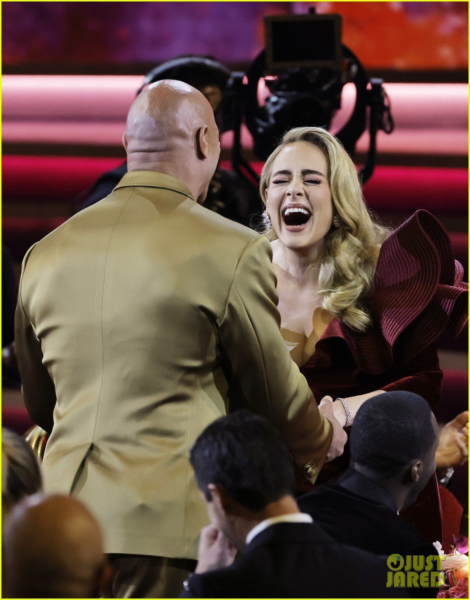 Adele Meets the Rock at Grammys 2023, Moment Goes Viral on Social Media
