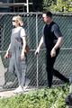 carey mulligan cradles baby bump out getting coffee with a friend 26
