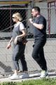 carey mulligan cradles baby bump out getting coffee with a friend 31