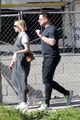 carey mulligan cradles baby bump out getting coffee with a friend 33