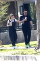 carey mulligan cradles baby bump out getting coffee with a friend 44