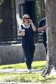 carey mulligan cradles baby bump out getting coffee with a friend 47