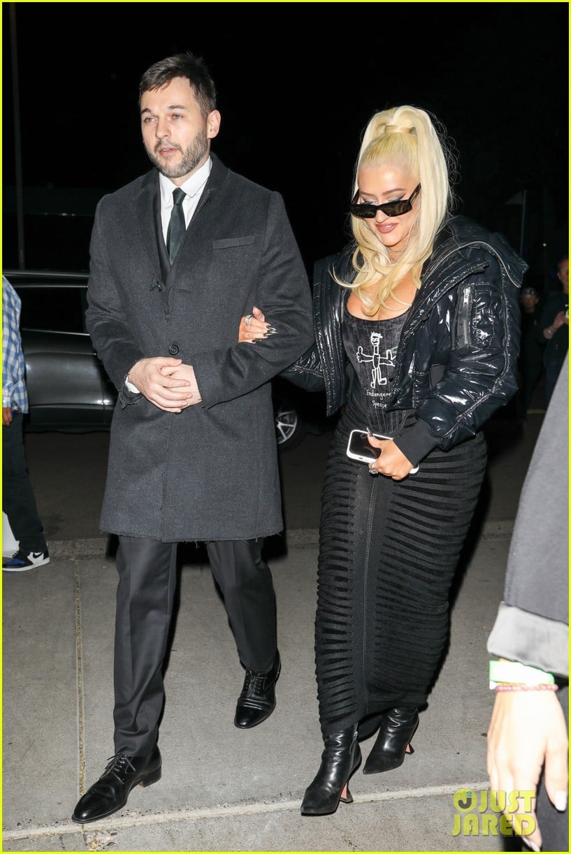 Photo christina aguilera drake super bowl party 19 Photo 4892694