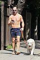 chris diamantopoulos shirtless on dog walk 10